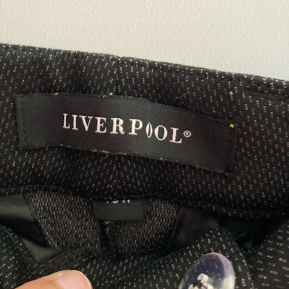 Plus size Liverpool charcoal pants in size 18W